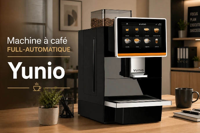 Notre gamme de machine à café fill automatique Yunio