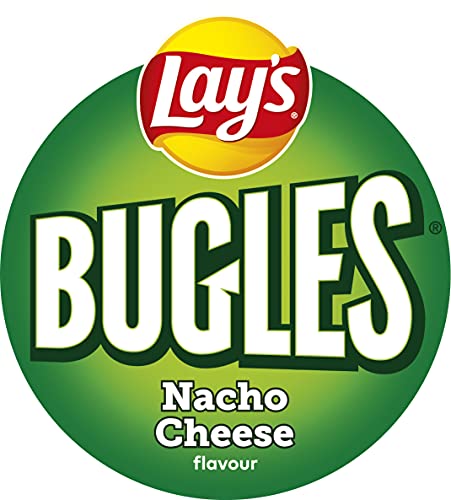 Bugles Snack | Bugles Crips | Lay's Bugles Nacho Cheese | 24 Bags | Bugles Chips | 25.39 Ounce Total Weight