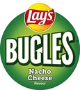 Bugles Snack | Bugles Crips | Lay's Bugles Nacho Cheese | 24 Bags | Bugles Chips | 25.39 Ounce Total Weight