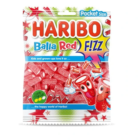 [100067] HARIBO Balla Red  F!ZZ 70Gr