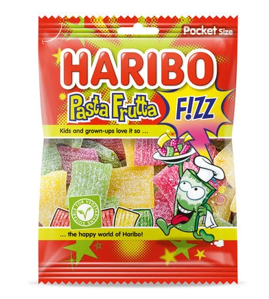 [100077] HARIBO Pasta Frutta F!ZZ 70Gr