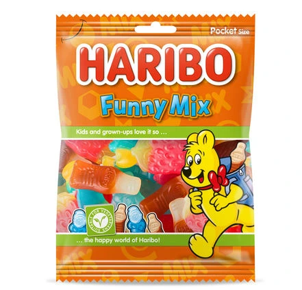 [100071] HARIBO FUNNY MIX 75gr