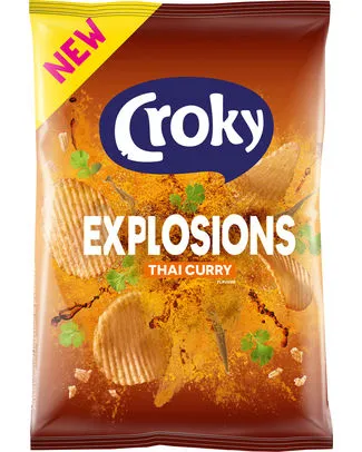 [100196] croky explosion thai curry 40 gr 20PCS
