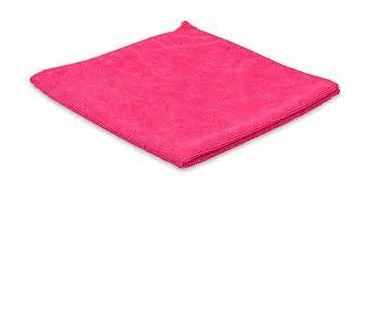 Lavette Microfibres 40X40cm Rouge 5PCS