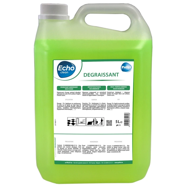 [100056] ECHOCLEAN dégraissant 5L citron