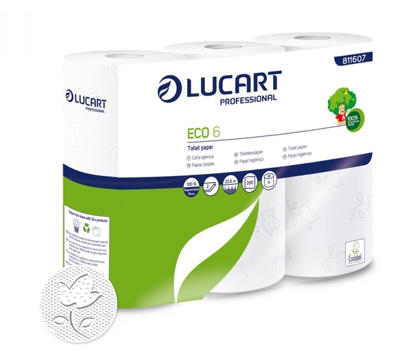 [100134] Papier Toilette  blanc 6Pcs