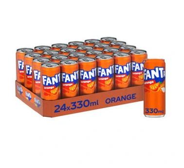 FANTA ORANGE SLEEK  33CL 24Pcs