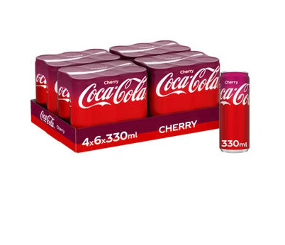 COCA COLA CHERRY SLEEK 33CL 24Pcs