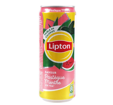 LIPTON ICE TEA PASTEQUE MENTHE NP SLEEK 33Cl 24Pcs