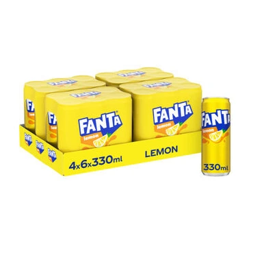 [100268] FANTA LEMON SLEEK 33CL 24Pcs