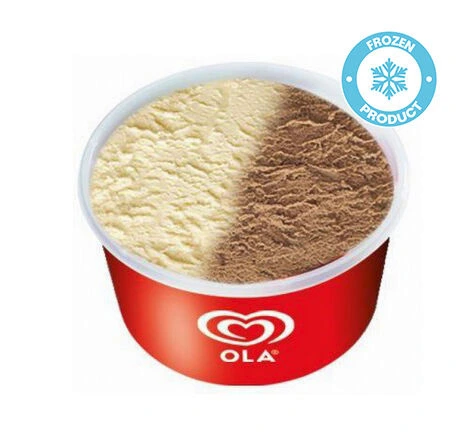 [100279] OLA CUPS VANILLE/CHOCOLAT 70ML 60Pcs