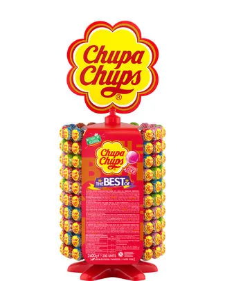 display chupa chups 200 pcs