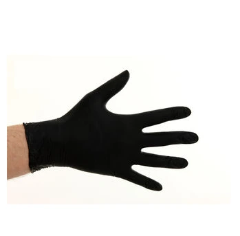 [100307] PRIMESLAB GANTS NITRIL DISPOSABLE NOIR L 100Pcs