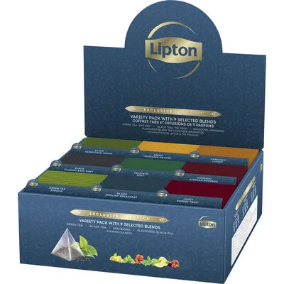 LIPTON EXCLUSIVE SELECTION VARIETY PACK 9V. 108P