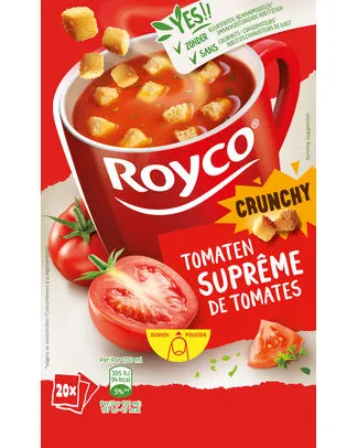 ROYCO CRUNCHY SUPREME TOMATES 20 SACHETS