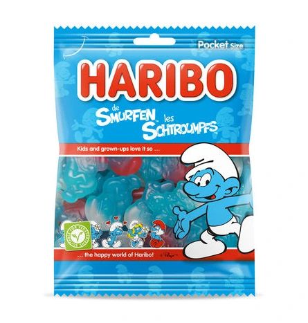 [100079] HARIBO SCHTROUMPFS SACHET 75GR
