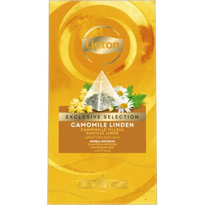 LIPTON EXCLUSIVE SELECTION CAMOMILE LINDEN 25S