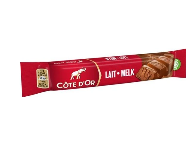 CHOCOLAT AU LAIT CD BARRES DE  47GR